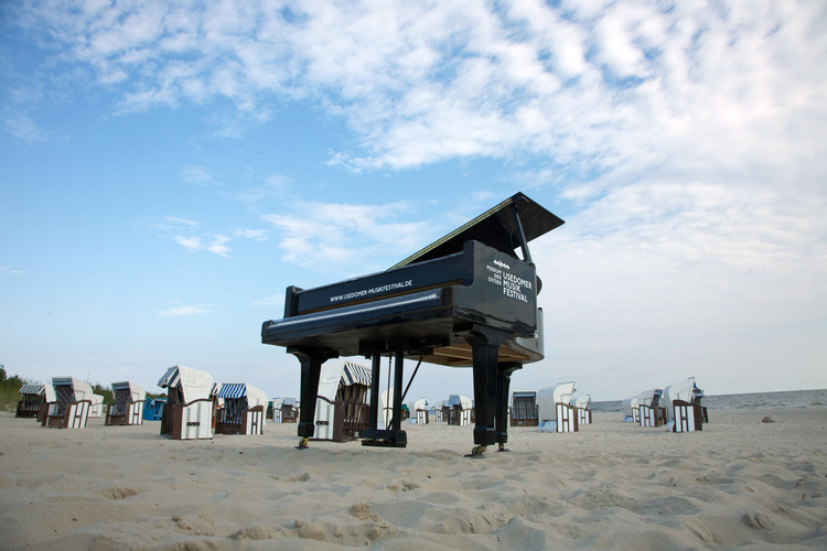 Der Strandflügel Des Usedomer Musikfestivals In Der Nähe Von Seebad Ahlbeck C Usedomer Musikfestival Geert Maciejewski